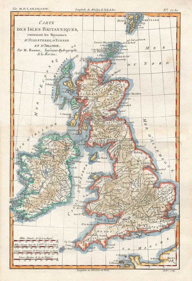 Antique Great British Map Prints & Reproductions — The Royal Mile